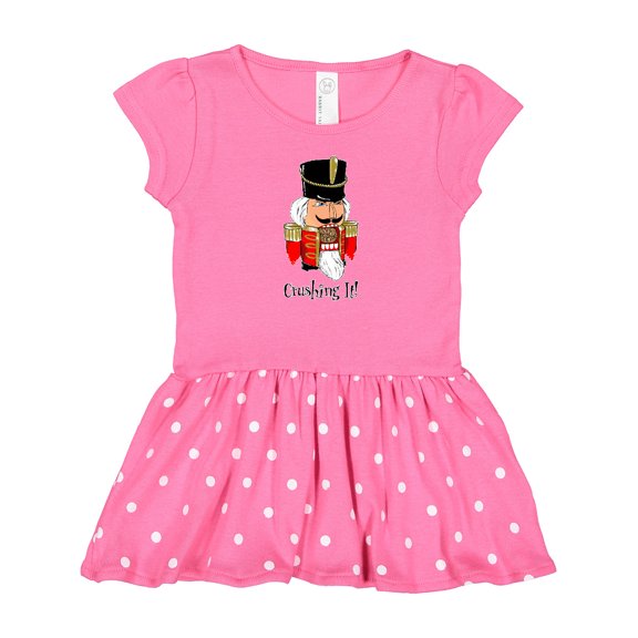 Inktastic Crushing It! Nutcracker Gift Baby Girl Dress