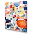 thumbnail image 2 of Designart "Mid Century Geometric Shapes in Colorful Display III" Geometric Canvas Wall Art - Modern Colorful Abstract Geometric Entryway Wall Art, 2 of 6