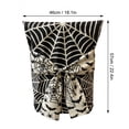thumbnail image 4 of Vintage Spooky Mushroom Ghost Print Chair Cover, Decorative Bow Halloween Chair Protector for Dining Chair Decor, Halloween Party Dining Chair Ornament, 4 of 8