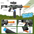 thumbnail image 4 of Rifle de francotirador automático Toy Gun con mira, kit de chaleco táctico, 4 of 7