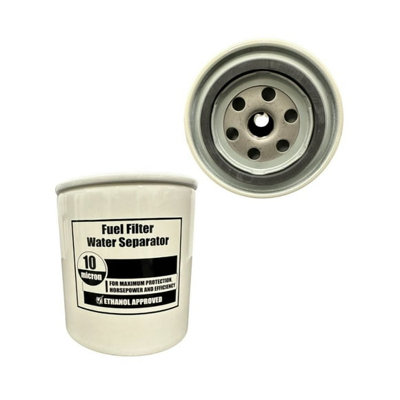 Blue Dog Drainable Water Separating Fuel Filter / Replacement Cartridge, 60 GPH Drainable Fuel Filter, 10-Micron Water Separator Replacement Filter