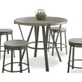 thumbnail image 3 of Bowery Hill Round Counter Height Dining Table in Gray, 3 of 3