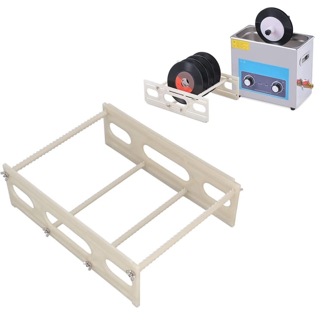 HUGFEGWE Record Drying Rack, ABS Plastic Large Capacity Record Storage Holder, Sawtooth Design Vinyl Record Organizer, Drying 30 Records at a Time, Finished Size 12.6 * 8.86in CJ25311-7700