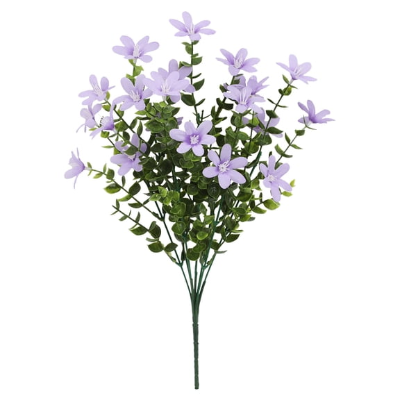 1 Pc Artificial Flower Pick, Artificial Silk Flower Bouquets, Fake Flowers Faux Flowers Plastic Flowers for Spring Summer Party Table Decor Indoor Outdoor Home Wedding Decoration