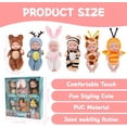 thumbnail image 2 of Set de regalo para minimuñecas SwankyStyle de 4 pulgadas con ropa de animales, 2 of 3