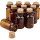 thumbnail image 1 of 10 frascos de vidrio con tapón de corcho de 10 ml, frascos de deseos, frascos de mensajes, frascos de hechizos, frascos pequeños, frascos, mini frascos flotantes., 1 of 6