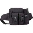 thumbnail image 1 of Riñonera táctica con bolsa para botella de agua, riñonera militar con múltiples bolsillos, bolsa de almacenamiento ajustable para pesca, caza, Camping, 1 of 5