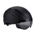 thumbnail image 4 of Casco de bicicleta de carretera Casco de bicicleta ajustable para hombres adultos para mujeres skate skateboard negro, 4 of 8