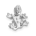 thumbnail image 3 of Finest Gold 14K White Gold Solid Polished 3-D Frog Charm, 3 of 4