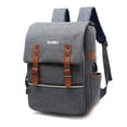 thumbnail image 1 of Mochila Con Diseño Retro VIMI Para Laptop O Multiusos Escolares Gris, 1 of 9