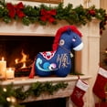 thumbnail image 5 of 2026 Horse New Year 12.6" Blue Plush Mascot Horse Statue Tabletop Ornament for Chinese New Year Spring Festival Zodiac Gift Blessing Souvenir Home Office Store Restaurant Tabletop Decors, 5 of 5