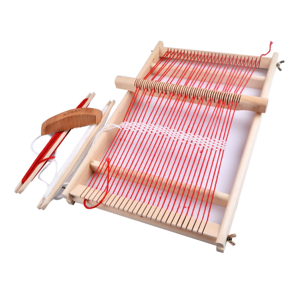 Wooden Frame Knitting Machine Weaving Loom Toy Children Handcraft Assembly 