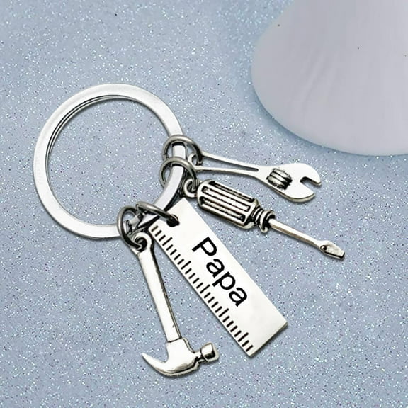 Latrodar Father's Day Gift keychain The Coemorative Father's Day Silver up to 30% Off