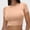 Khaki, variant on Womens Basic T Shirts Neck Short Sleeve Crop Tops Cute Summer Tops Slim Fit Tees Outfits Sexy Yoga Bra plus Size Sports Bras for Women Yoga Clothes for Women Bra Womens Athletic Fashion Womens Padded