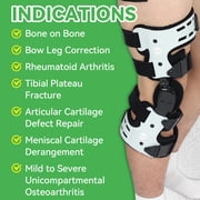 Orthomen OA Unloader Knee Brace Support for Arthritis Pain, Osteoarthritis, Knee Degeneration (Left)