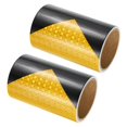 thumbnail image 1 of Unique Bargains Ruban Réfléchissant 2 Rouleaux de Ruban de Sécurité Étanche de 6 Pi x 10 Pi pour Remorques, Noir Jaune, 1 of 6