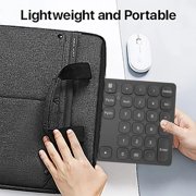 Samovi Wireless Number Pad, Portable Numeric Keyboard, 36-Keys, USB-C Rechargeable, Bluetooth Numeric Keypad Numpad for Data Entry, Compatible with Laptop, Mac, iMac, Tablet, PC Desktop
