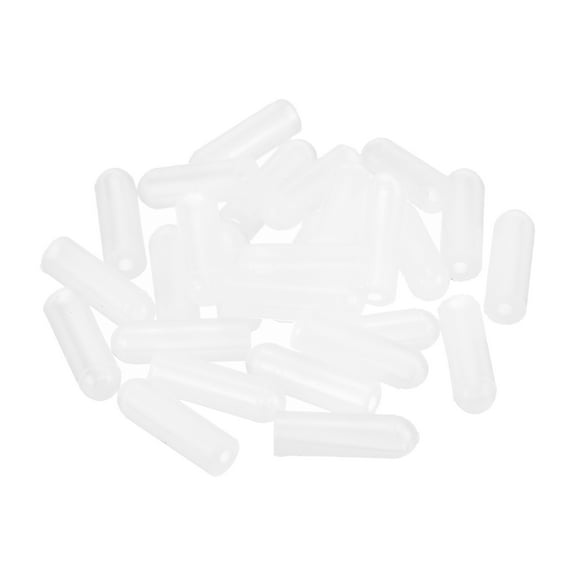 28Pack Silicone End Caps, 1.8mm(1/16") ID 13mm(1/2") Height, Clear
