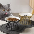 thumbnail image 5 of Raised Bowls Holder Dish Bracket for and Water Dish Solid Metal Protect Pet Spine Single Bowl, 5 of 7
