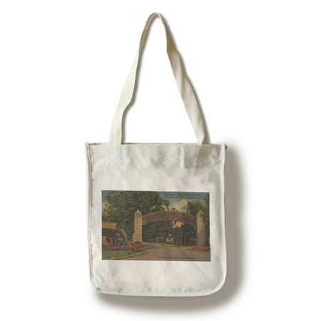 St. Augustine, FL - Fountain of Youth Entrance View (100% Cotton Tote Bag - Reusable)