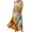 2-orange dresses for women, variant on Women's Summer Floral Linen Dress Sleeveless Casual Loose Tank Midi Dress Boho Beach Sundress Round Neck Linen Long Swing Tank Dress with Pockets Yellow,L
