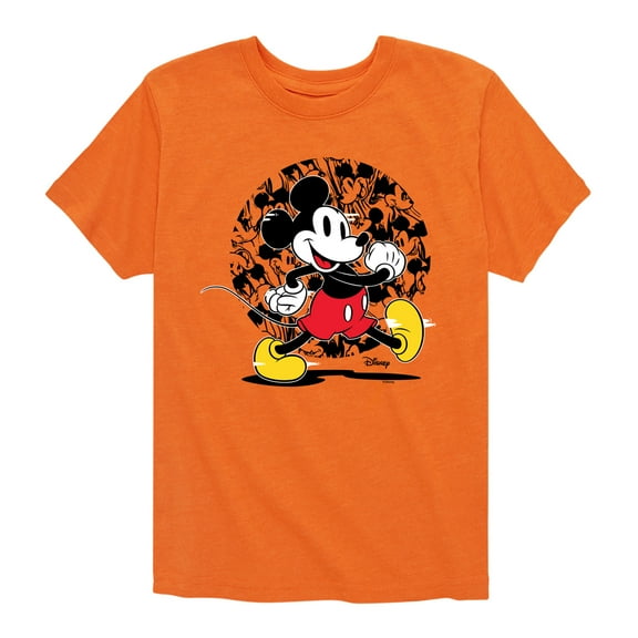 Disney - Mickey & Friends - Mickey Walking - Toddler And Youth Short Sleeve Graphic T-Shirt