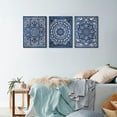 thumbnail image 6 of Navy Blue Wall Decor with Talavera, Mandala, and Moroccan Art Prints - Vintage Wall Art for Bohemian, and Mexican Decor - Elegant Artistic Wall Decorations for Home, 6 of 6