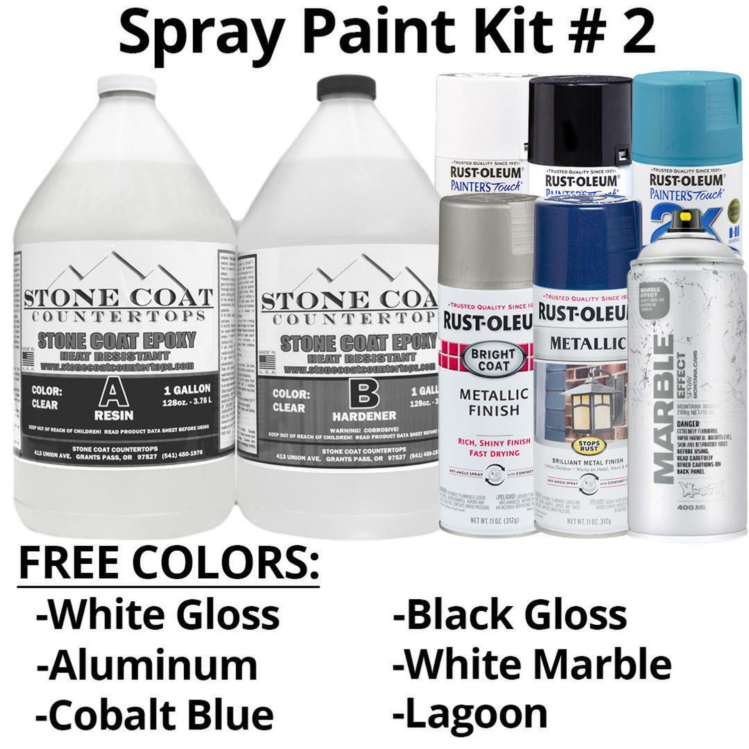 Seymour ColorFast Gloss Black Spray Paint