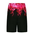 thumbnail image 4 of Runfenguu Biker Shorts, Men'S Athletic Shorts Men Casual Fashion Print Shorts With Pockets Elastic Waist Beach Pants Cycling Shorts, 4 of 6