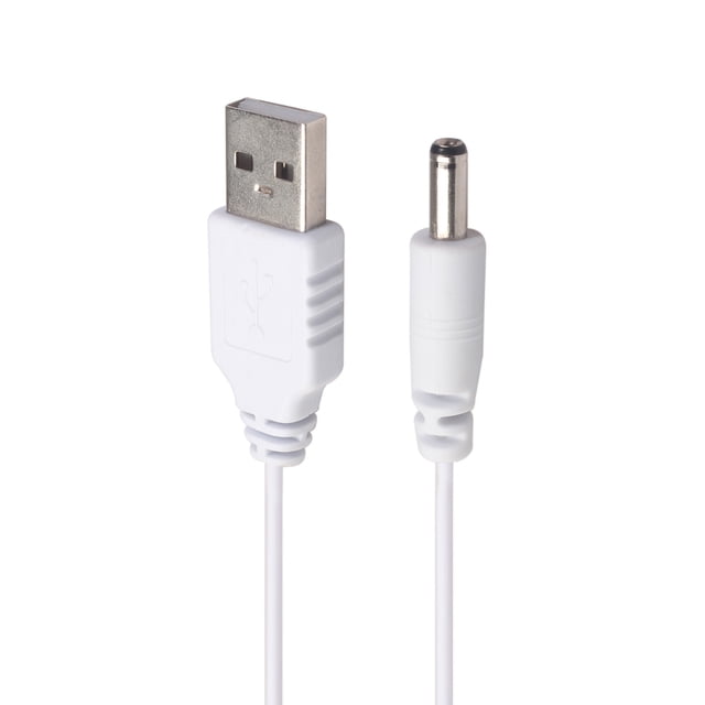 Cable de alimentación USB A a CC de 35 mm 35 x 135 mm 5 V CC cable de alimentación con conector de barril