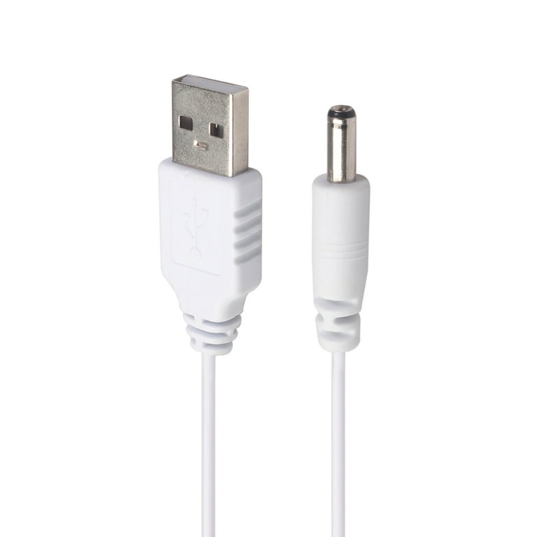 Zewfffr USB A Male to DC 3.5mm Power Cable 3.5x1.35mm 5V DC Barrel