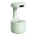 thumbnail image 2 of Antigravity Humidifier,Rain Humidifier Bedroom Anti Gravity Humidifiers with Clock Water Drop Backflow Aroma Diffuser Large Capacity Office Bedroom Mute Heavy Fog Household Sprayer,Green, 2 of 8