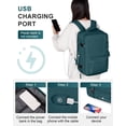 thumbnail image 3 of Mochila de viaje VECAVE Carry On impermeable para portátil de 14 pulgadas para mujer, 3 of 8