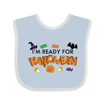 Inktastic I'm Ready for Halloween Boys or Girls Baby Bib