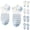 A-Blue330, variant on Yuanlong Womens Plaid Cotton No Show Socks 5 Pack Lightweight Breathable Socks Comfy Cute Daily Socks