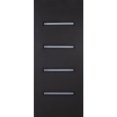 thumbnail image 1 of puerta de lamina 4 vitrales chocolate 90x213, 1 of 6
