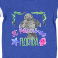 thumbnail image 4 of Inktastic St. Petersburg Florida Cute Swimming Manatee Boys or Girls Baby Bodysuit, 4 of 5