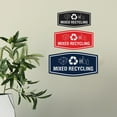 thumbnail image 4 of Fancy Mixed Recycling Sign (White/Red) - Small, 4 of 5
