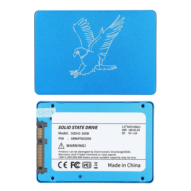 Duro Hthe Sea SSD Reconocimento Auticó Corrección de errores Inteligentes metal Azul de 2.5 Pulgadas para Almacenar Datos