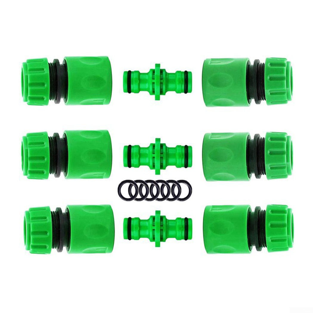 Garden Hose Connectors Set Watering Pipe Tap Plastic Connector Adaptor Fitting