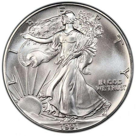 1991 American Silver Eagle 1 oz Silver Coin
