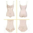thumbnail image 6 of Shapewear for Women Tummy Control Fajas Colombianas Full Body Shaper Zipper Open Bust Bodysuit Slimming Corset, 6 of 6