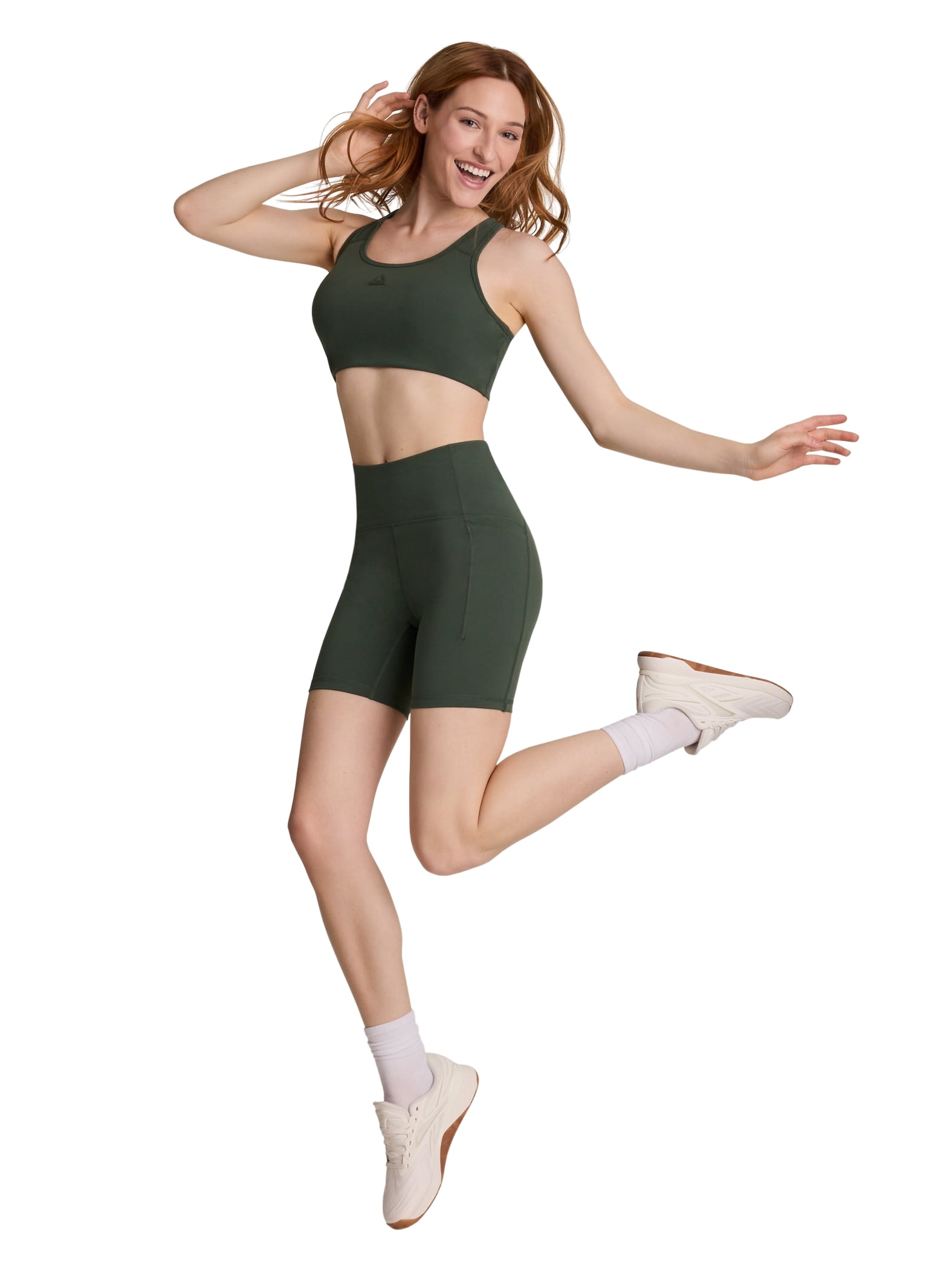 Reebok Women's Reflex High Rise Short, 7" Inseam, Sizes XS-4X