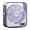 Purple, variant on Portable USB-C Rechargeable Desk Fan with LED Digital Display, Quiet Operation, Smart Touch Control - Ideal for Home, Office, and Travel,White