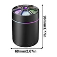 thumbnail image 3 of Nilvkv Mini Portable Humidifier-Quiet Aroma Diffusion High Mist Output USB Charging for Car Home Office, 3 of 6