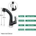 Touch the faucet Extendable Lift Basin Faucet with Flexible Pull Out