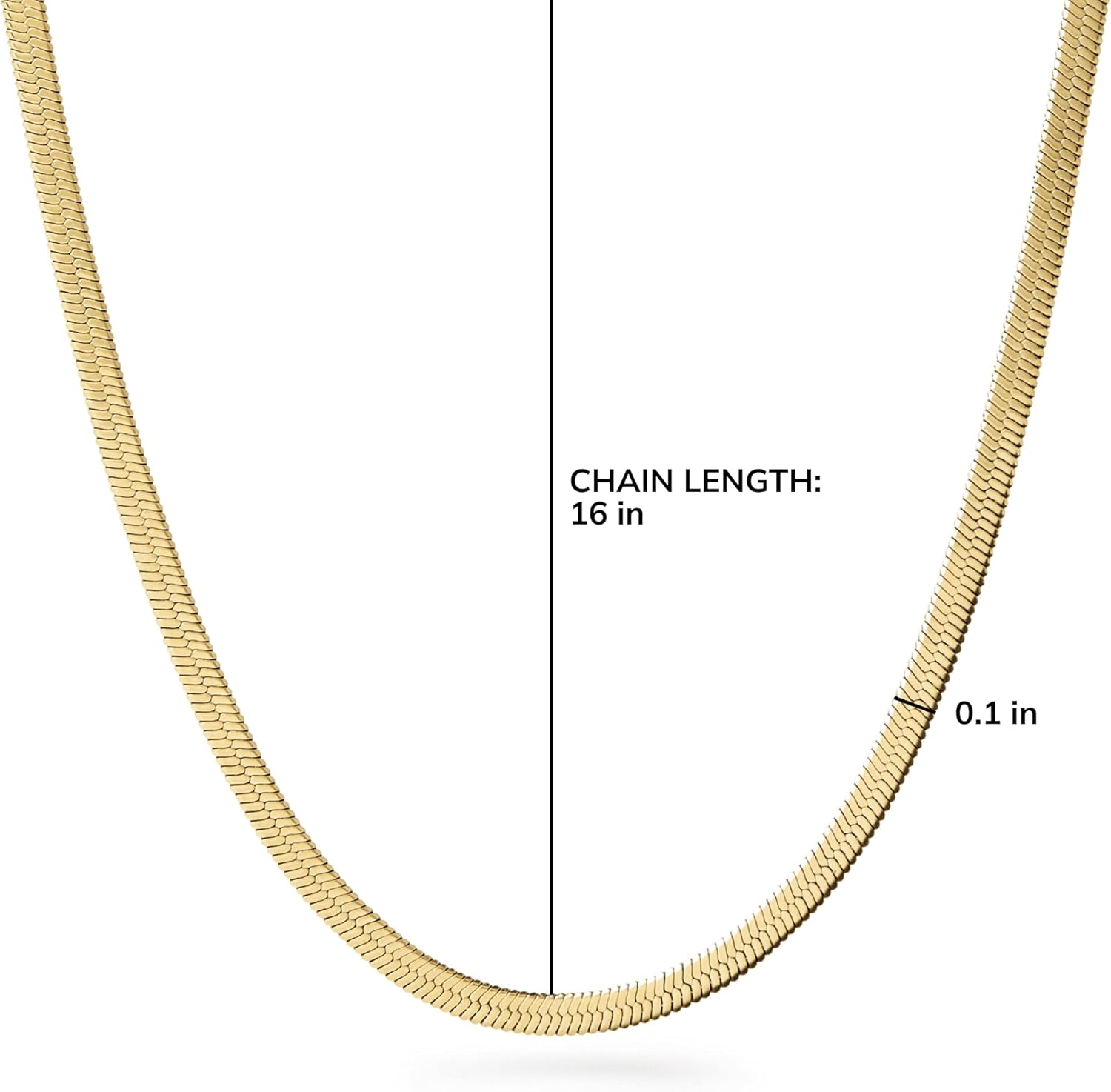 Leander Gold Chain Necklaces for Women - 14K Gold Plated, Hypoallergenic Jewelry - Dainty, Layering & Trendy Necklace Styles with Herringbone & Paperclip Designs Jewelry Assorted Styles