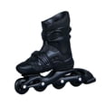 thumbnail image 4 of Colección de patines realistas a escala 1:6, juguetes en miniatura, modelo de zapatos para muñecas. Negro, 4 of 9
