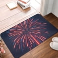 thumbnail image 4 of Honeii Fireworks3 Pattern Door Mat, Welcome Door Mats Outdoor Indoor, Stain and Fade Resistant, Non-Slip Entry Matfor Bedroom, Bathroom, Kitchen, 4 of 7