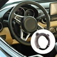 thumbnail image 3 of Diffuse Car Steering Wheel Cover, Protector for 15 Inch Universal Steering Brown, 3 of 7